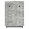 Szafka z Szufladami Betonowy szary 66 x 34,5 x 90 cm