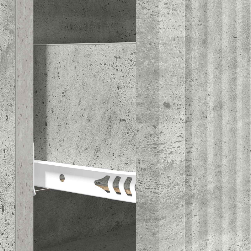 Szafka z Szufladami Betonowy szary 66 x 34,5 x 90 cm