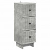 Szafka z Szufladami Betonowy szary 33 x 34,5 x 90 cm