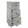 Szafka z Szufladami Betonowy szary 33 x 34,5 x 90 cm