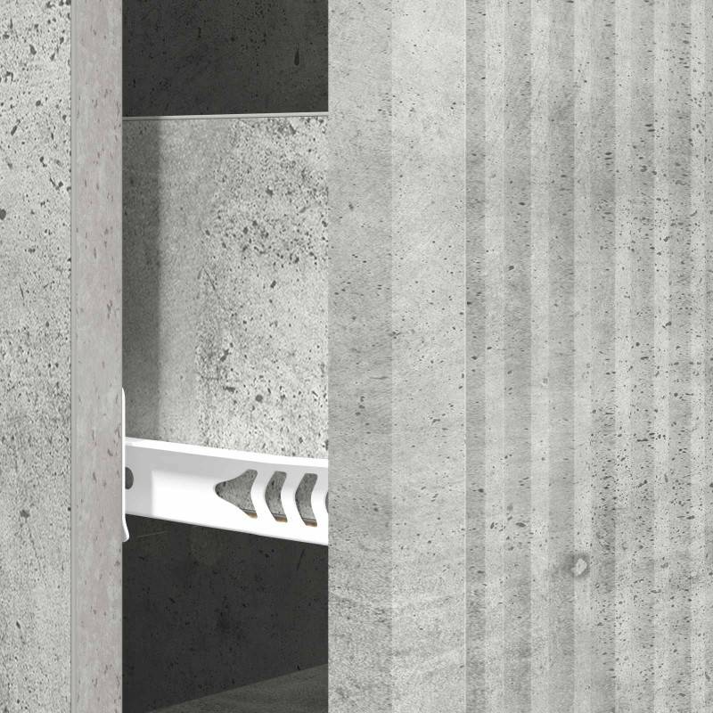 Szafka z Szufladami Betonowy szary 33 x 34,5 x 90 cm