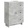 Bufet Betonowy szary 66 x 34,5 x 90 cm Drewno inżynieryjne