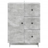 Bufet Betonowy szary 66 x 34,5 x 90 cm Drewno inżynieryjne