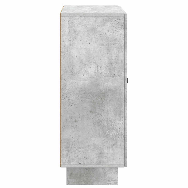 Bufet Betonowy szary 66 x 34,5 x 90 cm Drewno inżynieryjne