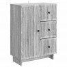 Bufet Szary Sonoma 66 x 34,5 x 90 cm Drewno inżynieryjne