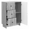 Bufet Szary Sonoma 66 x 34,5 x 90 cm Drewno inżynieryjne