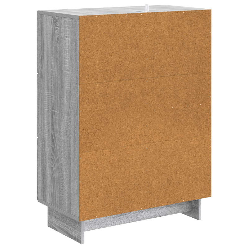 Bufet Szary Sonoma 66 x 34,5 x 90 cm Drewno inżynieryjne