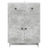 Bufet Betonowy szary 66 x 34,5 x 90 cm Drewno inżynieryjne