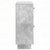 Bufet Betonowy szary 66 x 34,5 x 90 cm Drewno inżynieryjne