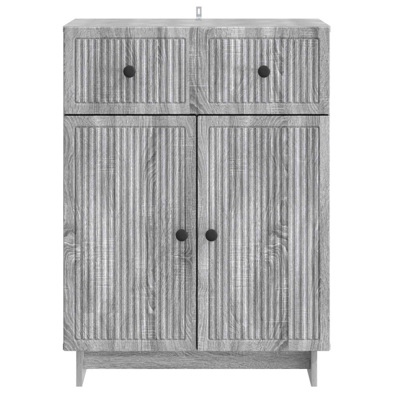 Bufet Szary Sonoma 66 x 34,5 x 90 cm Drewno inżynieryjne