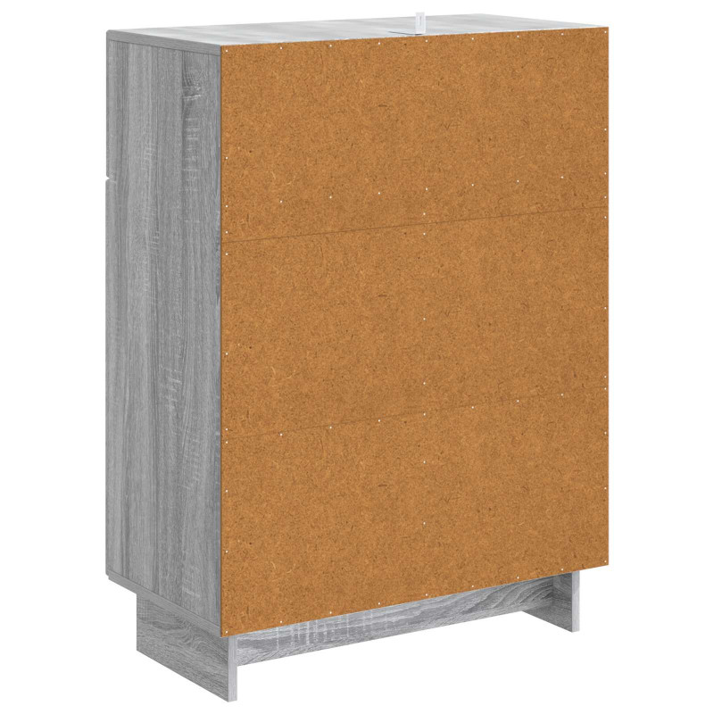 Bufet Szary Sonoma 66 x 34,5 x 90 cm Drewno inżynieryjne