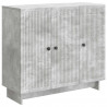 Bufet Betonowy szary 89 x 34,5 x 80 cm Drewno inżynieryjne