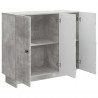 Bufet Betonowy szary 89 x 34,5 x 80 cm Drewno inżynieryjne