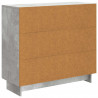 Bufet Betonowy szary 89 x 34,5 x 80 cm Drewno inżynieryjne