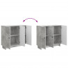 Bufet Betonowy szary 89 x 34,5 x 80 cm Drewno inżynieryjne