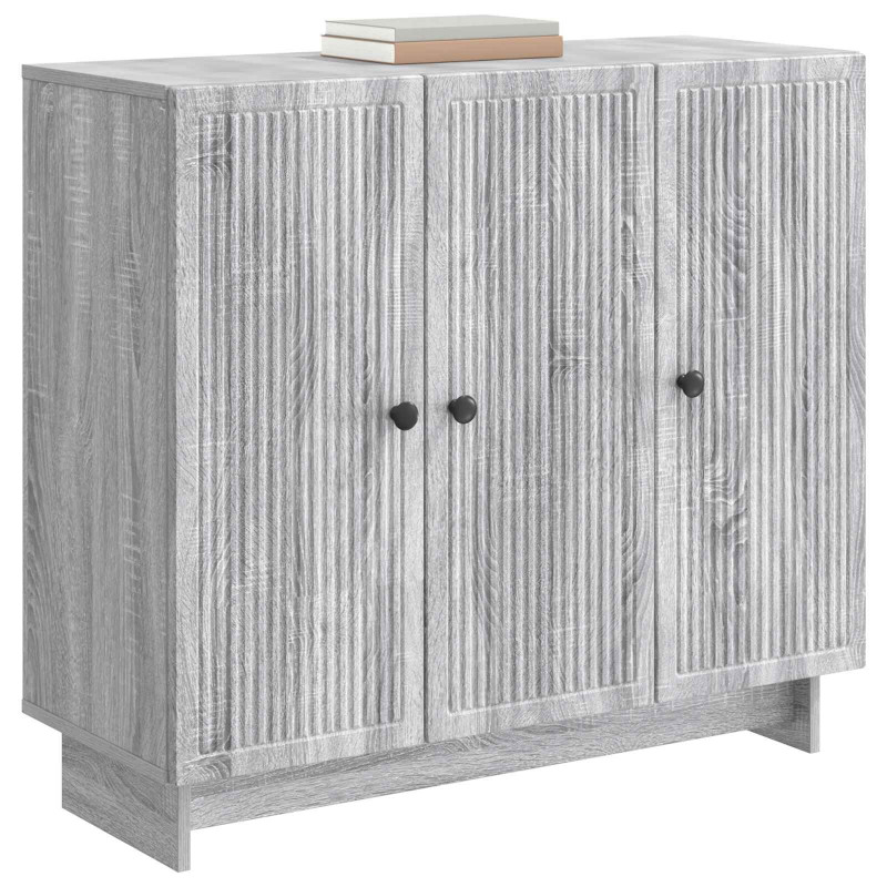 Bufet Szary Sonoma 89 x 34,5 x 80 cm Drewno inżynieryjne