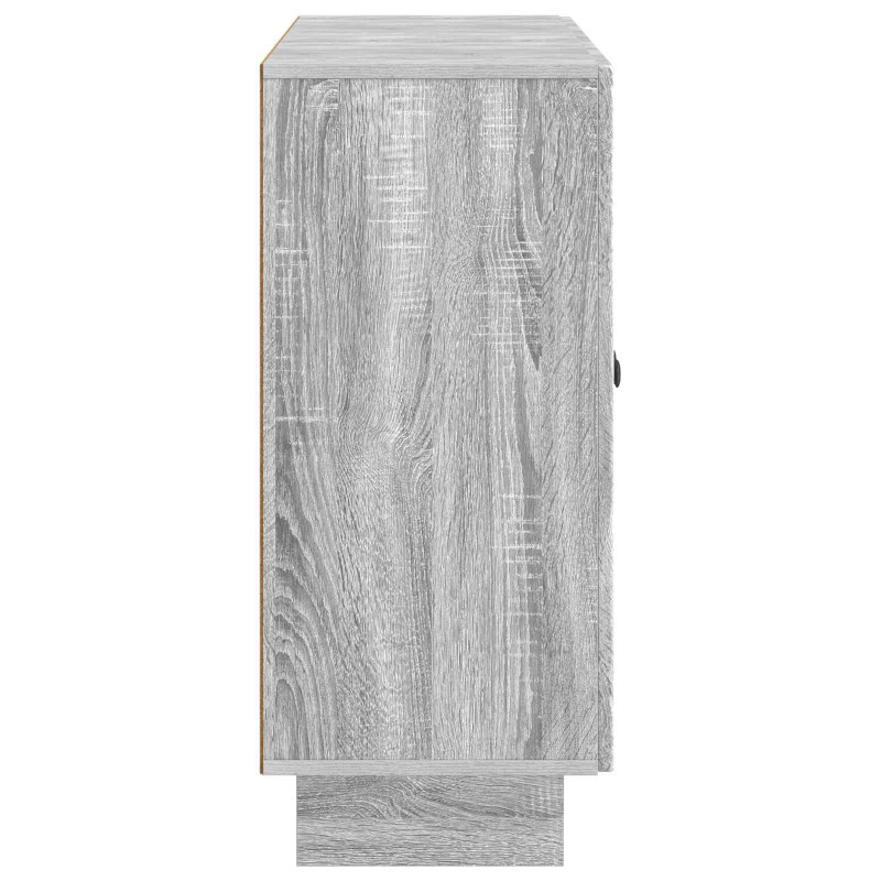 Bufet Szary Sonoma 89 x 34,5 x 80 cm Drewno inżynieryjne