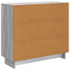 Bufet Szary Sonoma 89 x 34,5 x 80 cm Drewno inżynieryjne