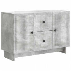 Bufet Betonowy szary 89 x 34,5 x 60 cm Drewno inżynieryjne