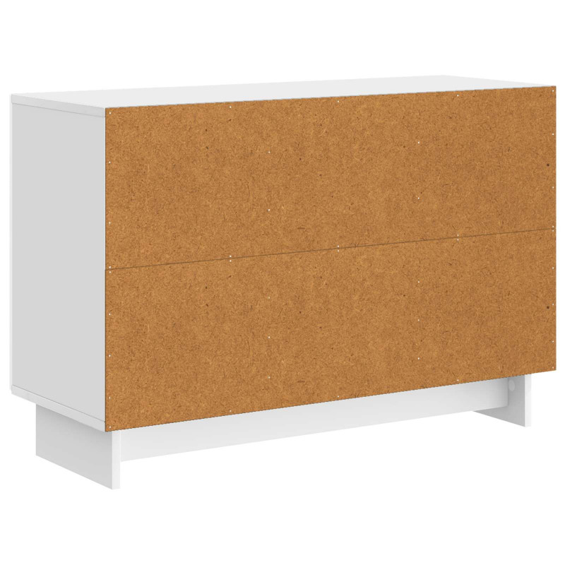 Bufet Biały wysoki połysk 89 x 34,5 x 60 cm Drewno inżynieryjne