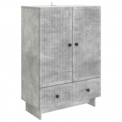 Bufet Betonowy Szary 66 x 34,5 x 95 cm Drewno inżynieryjne