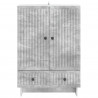 Bufet Betonowy Szary 66 x 34,5 x 95 cm Drewno inżynieryjne