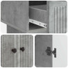 Bufet Betonowy Szary 66 x 34,5 x 95 cm Drewno inżynieryjne