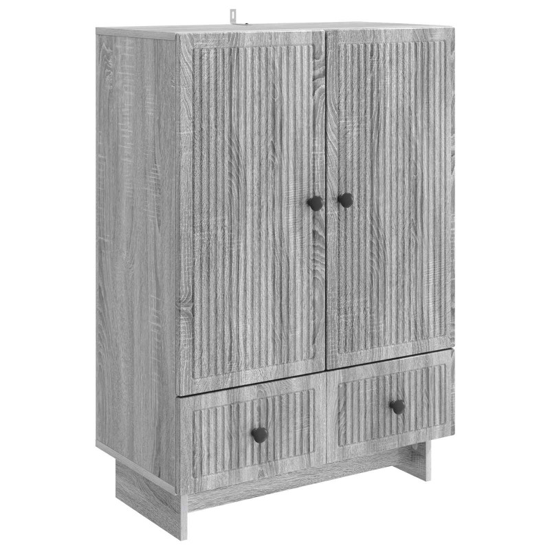 Bufet Szary Sonoma 66 x 34,5 x 95 cm Drewno inżynieryjne