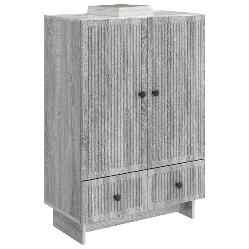 Bufet Szary Sonoma 66 x 34,5 x 95 cm Drewno inżynieryjne