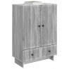 Bufet Szary Sonoma 66 x 34,5 x 95 cm Drewno inżynieryjne