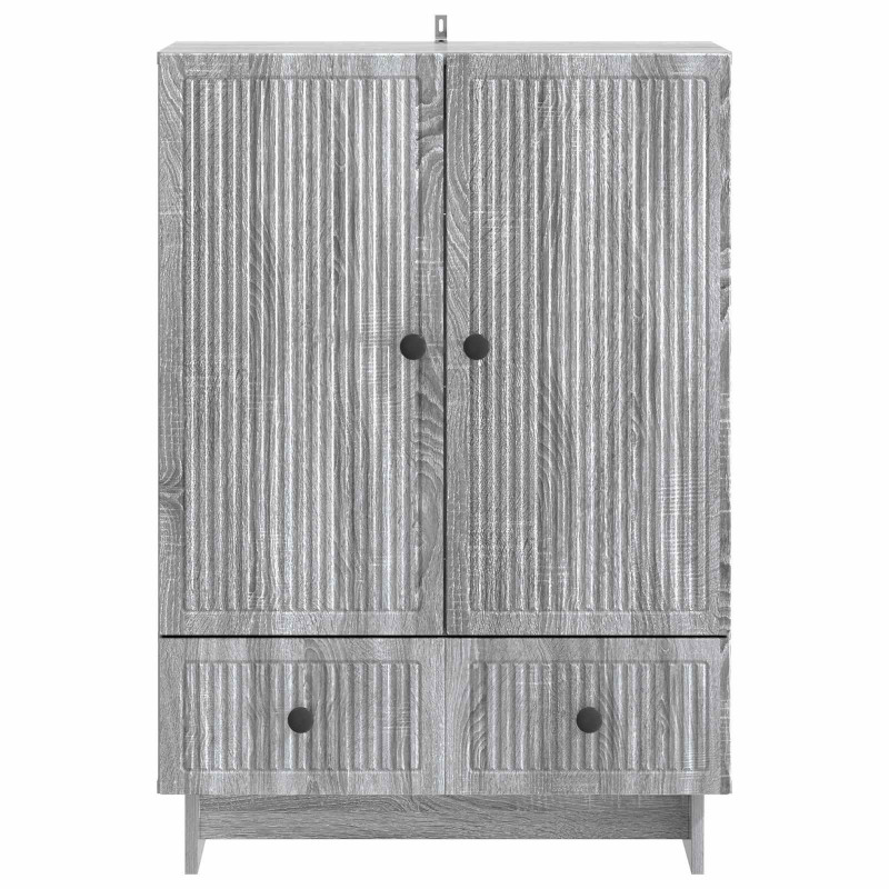 Bufet Szary Sonoma 66 x 34,5 x 95 cm Drewno inżynieryjne