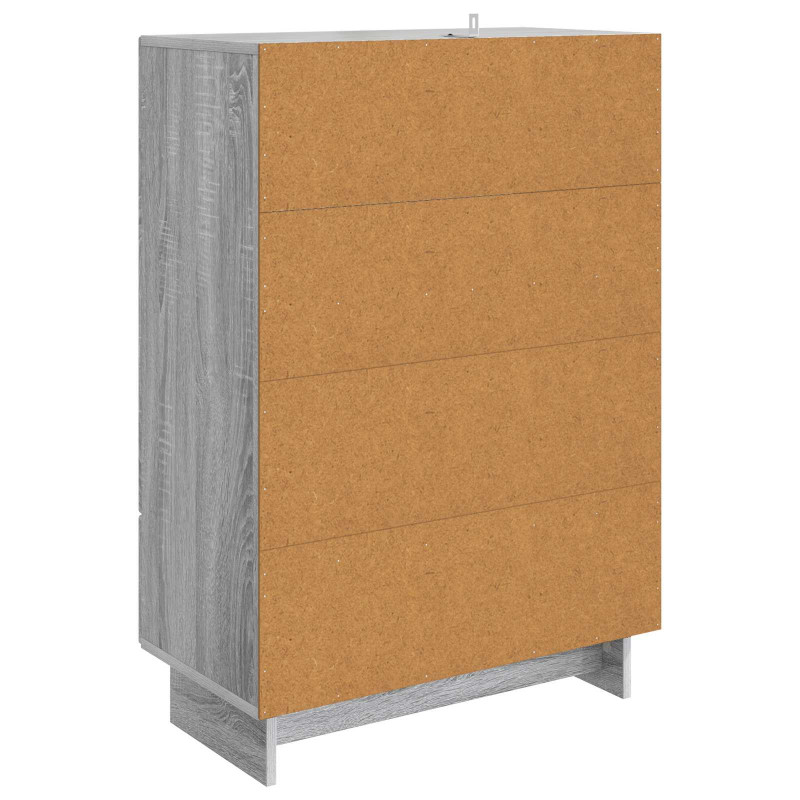 Bufet Szary Sonoma 66 x 34,5 x 95 cm Drewno inżynieryjne