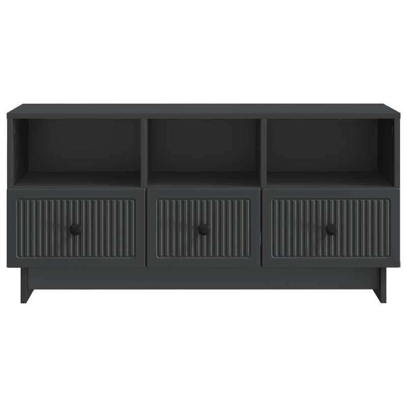 Szafka pod telewizor z szufladą Czarny 102 x 34,5 x 50 cm