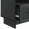 Szafka pod telewizor z szufladą Czarny 102 x 34,5 x 50 cm