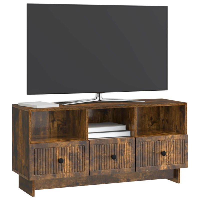 Szafka pod telewizor z szufladą Dąb wędzony 102 x 34,5 x 50 cm