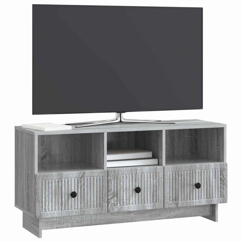 Szafka pod telewizor z szufladą Szary Sonoma 102 x 34,5 x 50 cm