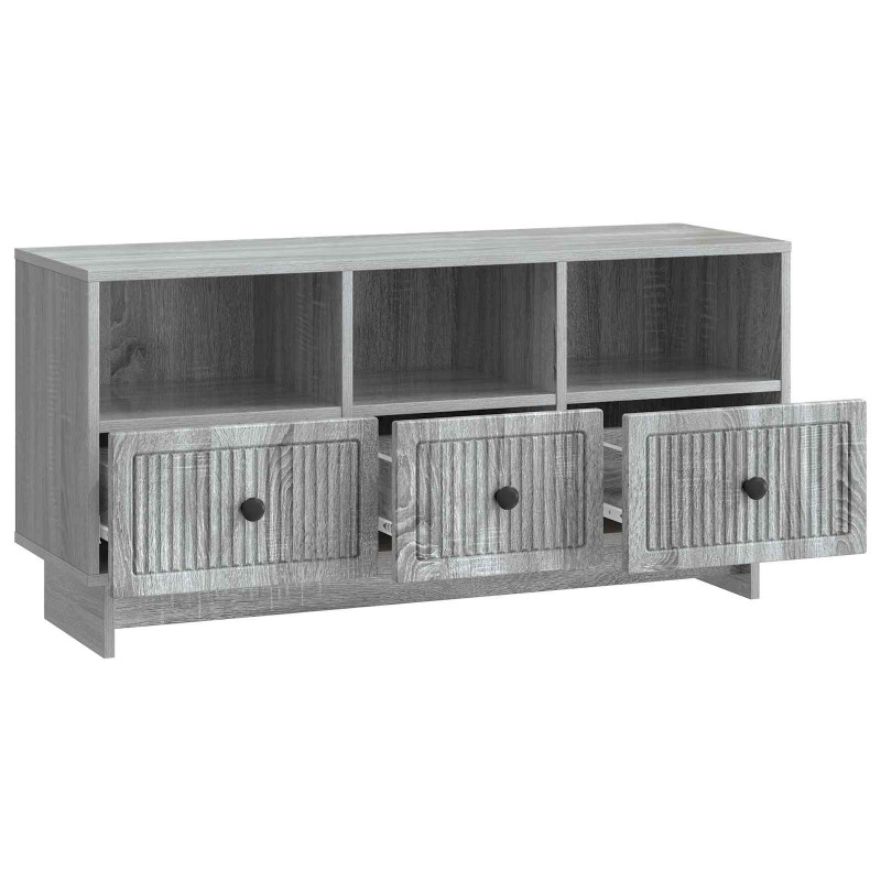 Szafka pod telewizor z szufladą Szary Sonoma 102 x 34,5 x 50 cm