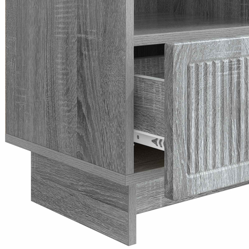 Szafka pod telewizor z szufladą Szary Sonoma 102 x 34,5 x 50 cm