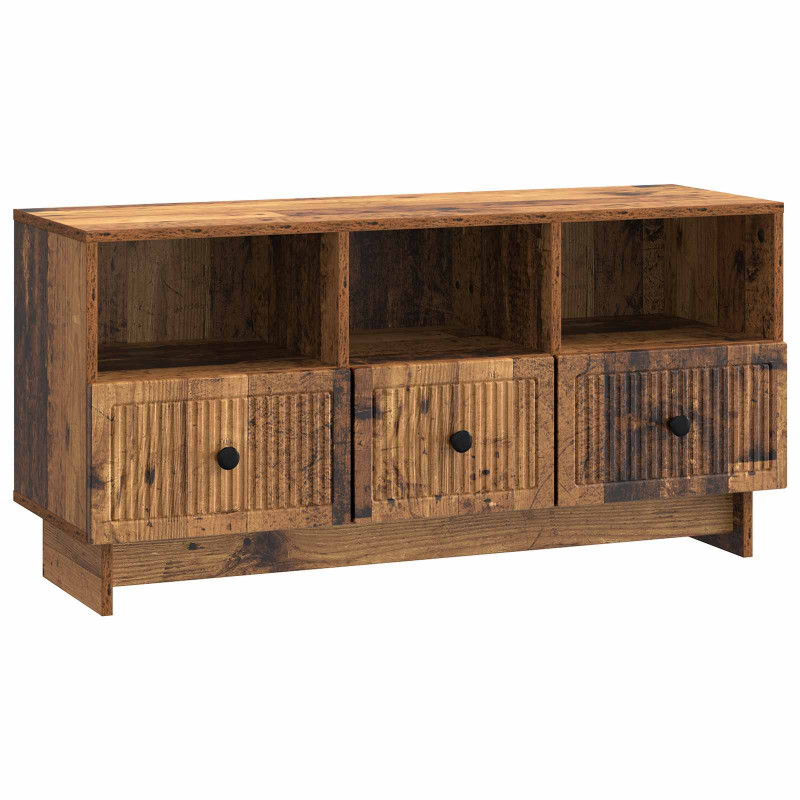 Szafka pod telewizor z szufladą Stare drewno 102 x 34,5 x 50 cm