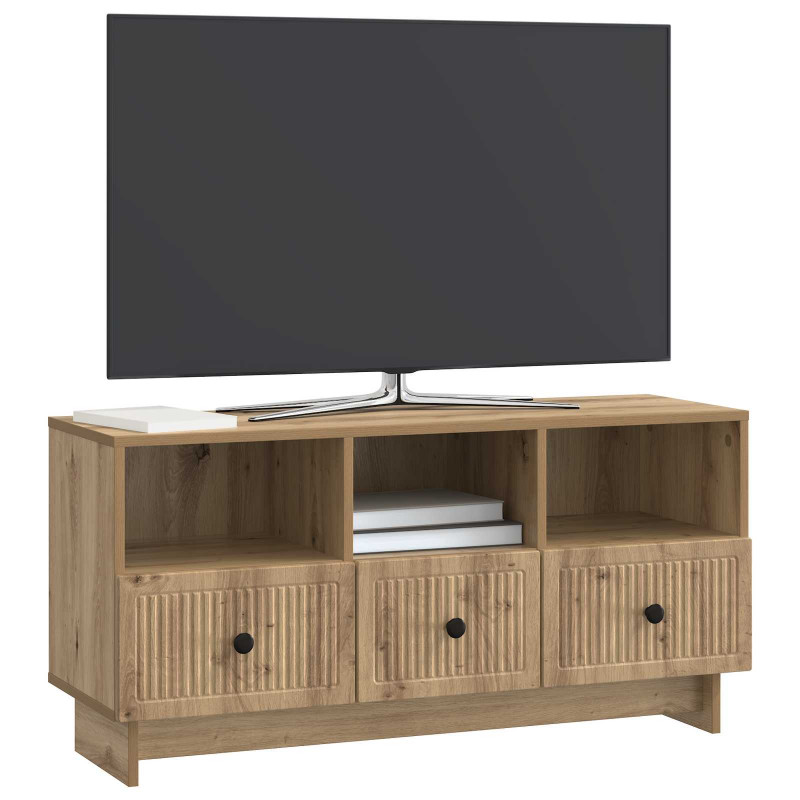 Szafka pod telewizor z szufladą Dąb artisan 102 x 34,5 x 50 cm