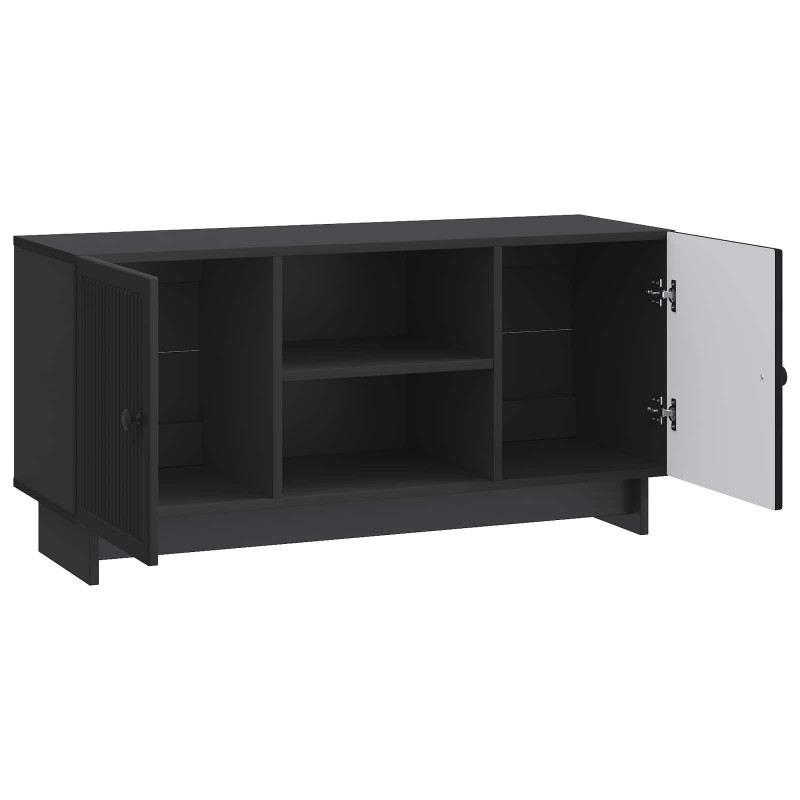 Szafka pod telewizor 102 x 34,5 x 50 cm Czarny