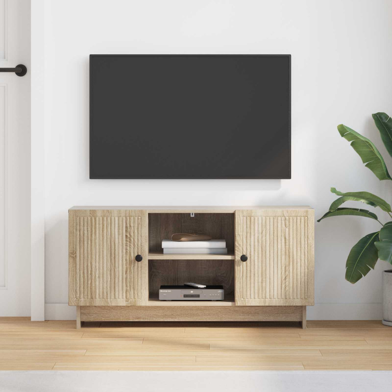 Szafka pod telewizor 102 x 34,5 x 50 cm dąb Sonoma