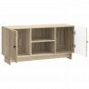 Szafka pod telewizor 102 x 34,5 x 50 cm dąb Sonoma