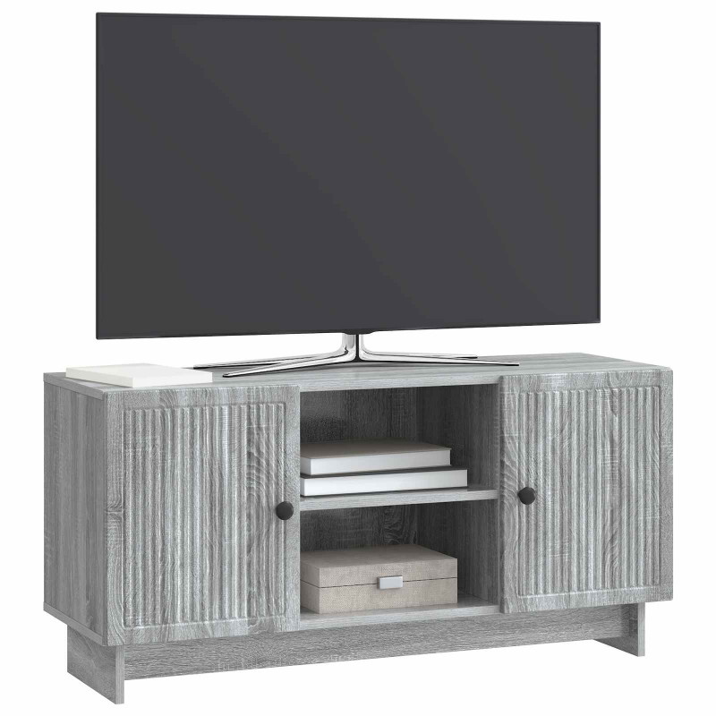 Szafka pod telewizor 102 x 34,5 x 50 cm Szary Sonoma
