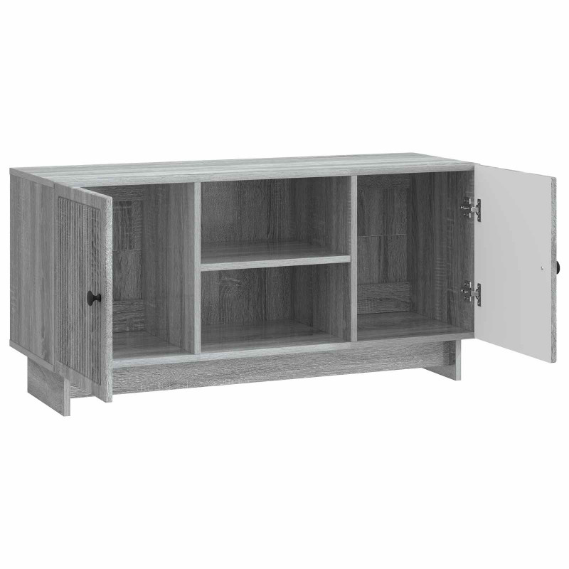 Szafka pod telewizor 102 x 34,5 x 50 cm Szary Sonoma