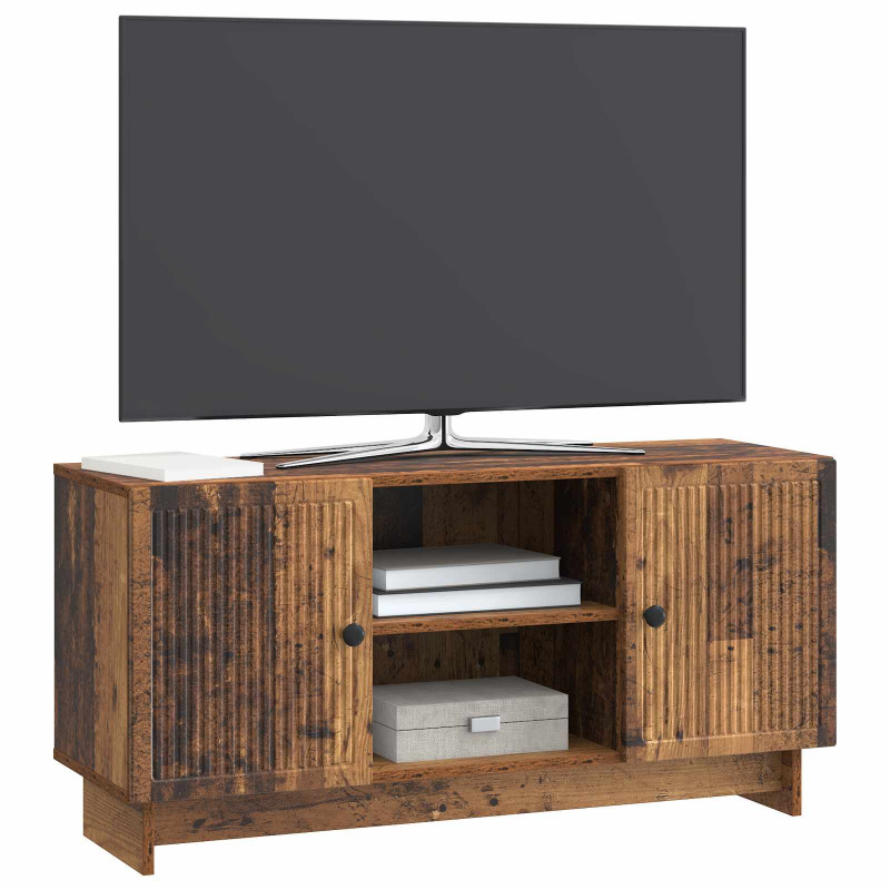 Szafka pod telewizor 102 x 34,5 x 50 cm Stare drewno