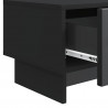 Szafka pod telewizor z szufladą Czarny 147 x 34,5 x 30 cm