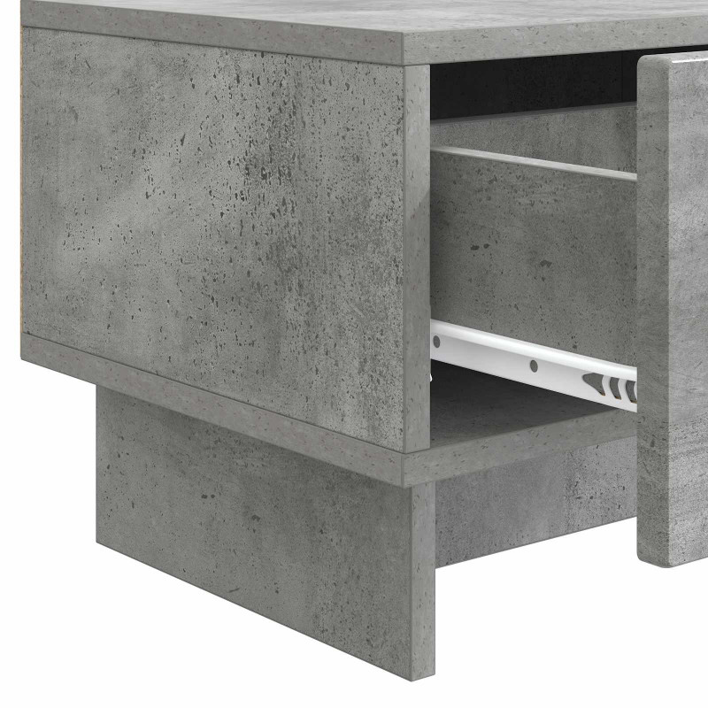 Szafka pod telewizor Betonowy szary 147 x 34,5 x 30 cm
