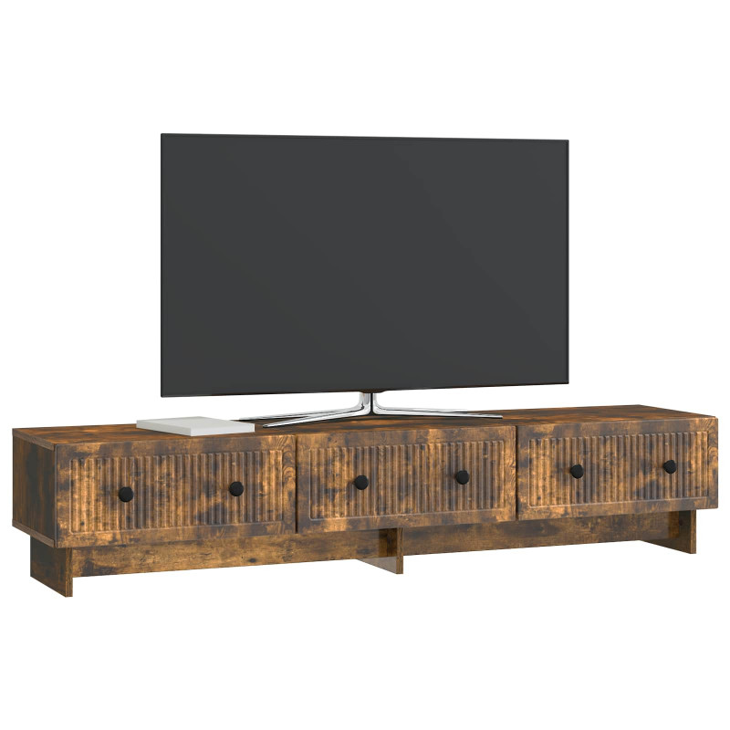 Szafka pod telewizor z szufladą Dąb wędzony 147 x 34,5 x 30 cm