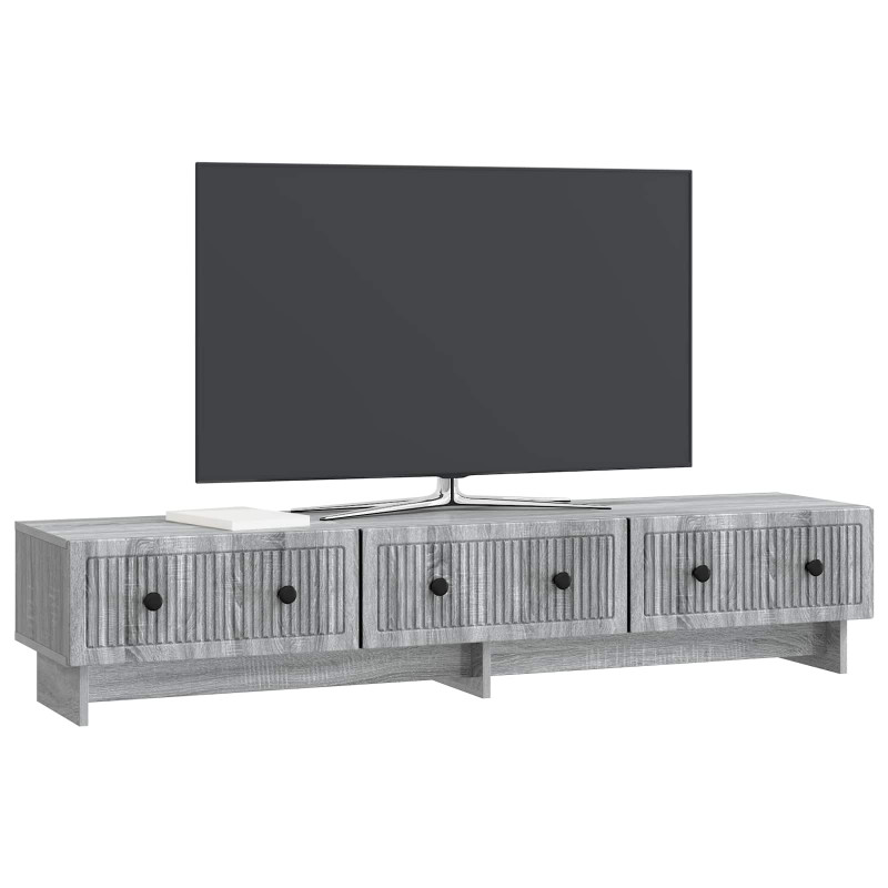 Szafka pod telewizor z szufladą Szary Sonoma 147 x 34,5 x 30 cm